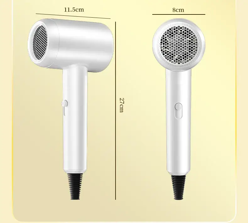 Electric Hair Dryer Black Quiet Quick Dry — feature 13