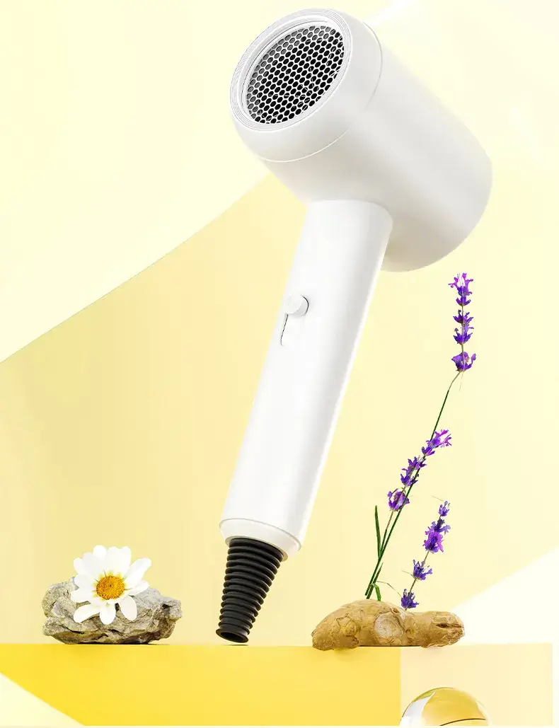 Electric Hair Dryer Black Quiet Quick Dry — feature 4
