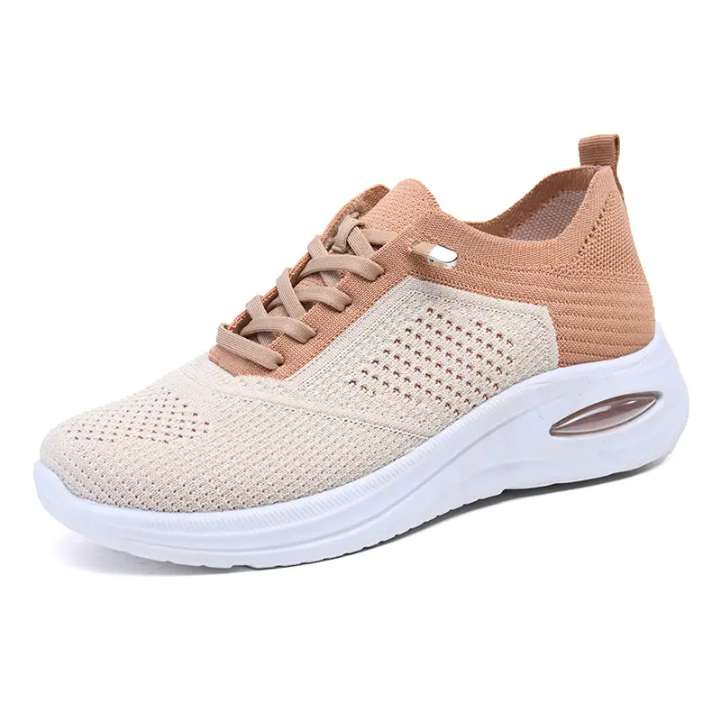 Shoes Women's 2025 New Foreign Trade Women's Shoes Casual Lace-up Socks Subnet Shoes Soft Sole sneaker Women - Image 7
