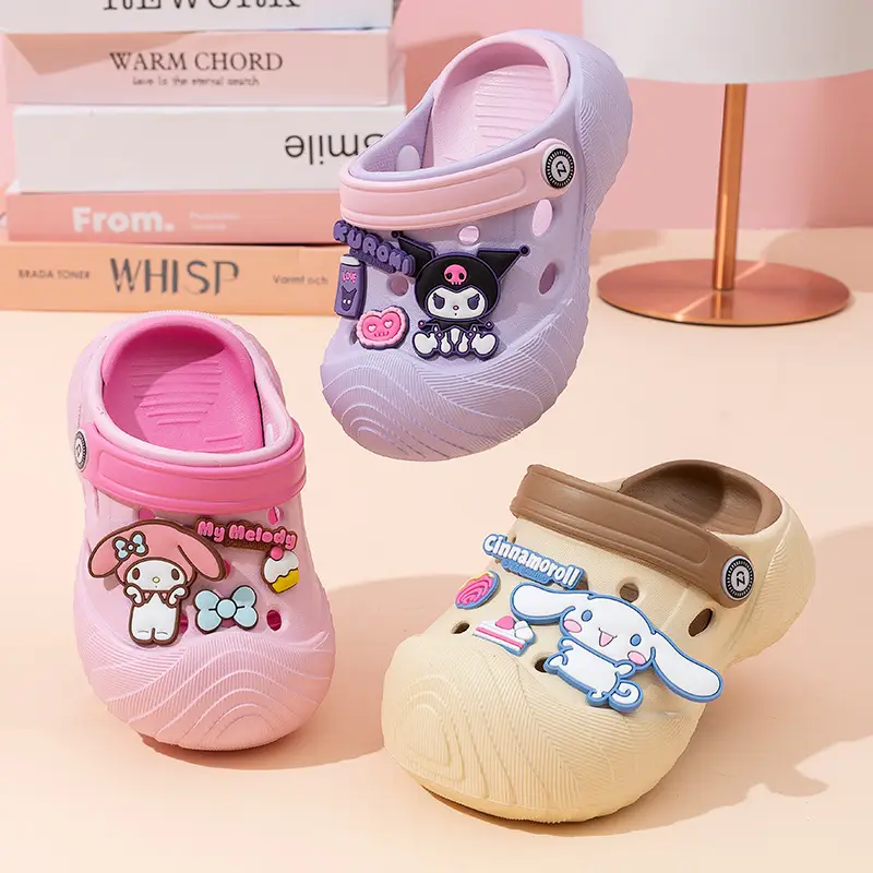 Sanrio Hello Kitty Cartoon Slippers for Girls Pink Non-Slip