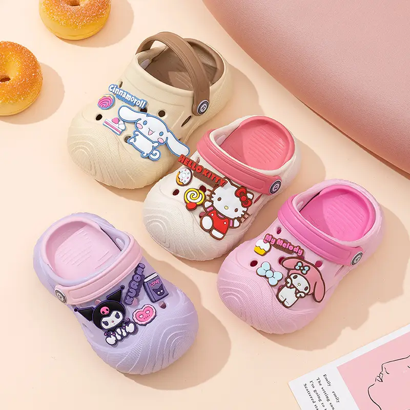 Sanrio Hello Kitty Cartoon Slippers for Girls Pink Non-Slip