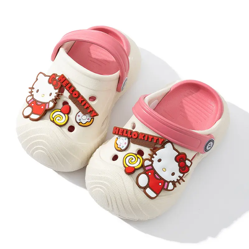 Sanrio Hello Kitty Cartoon Slippers for Girls Pink Non-Slip