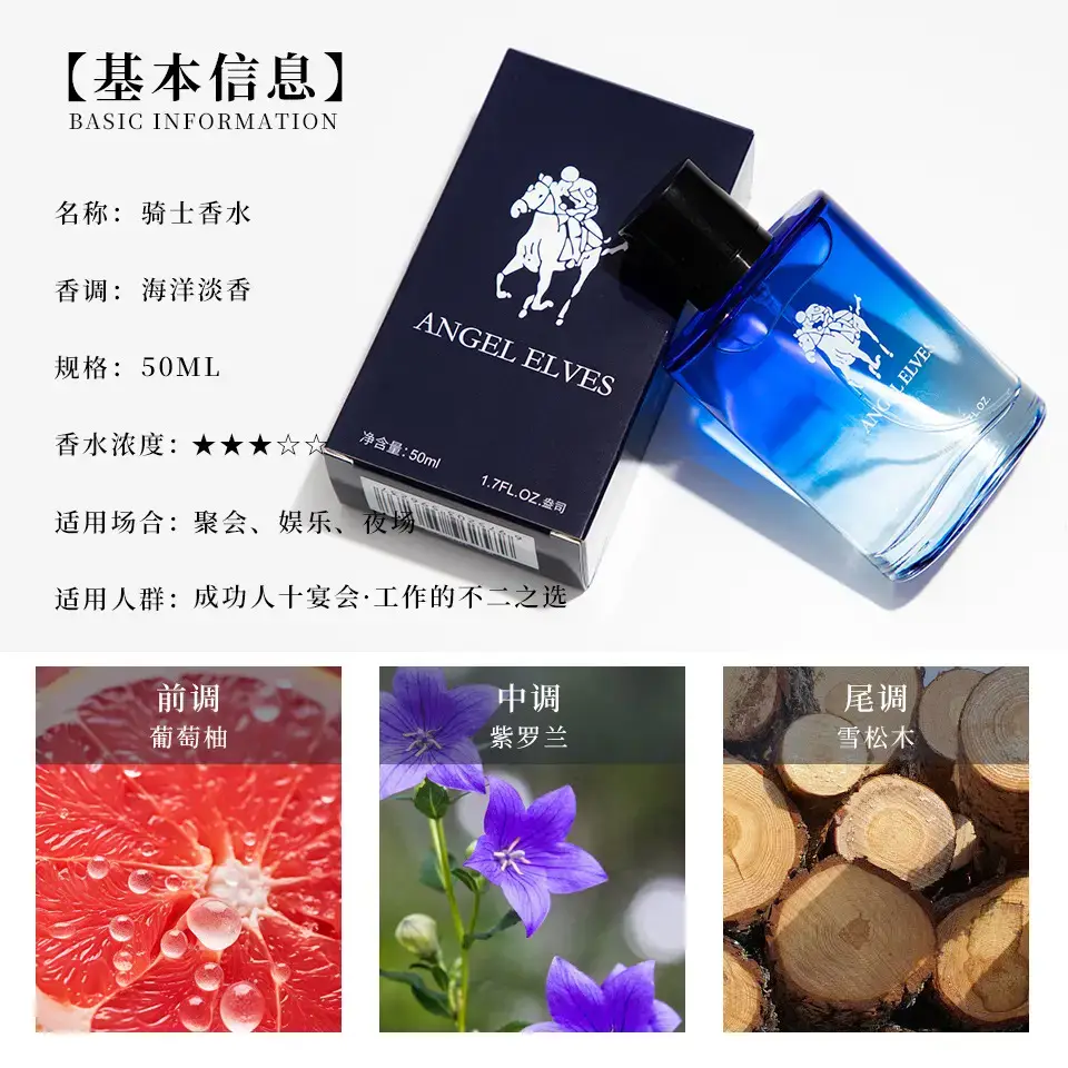 Blue de Szas Unisex Ocean Blue Perfume 50ml - Image 11
