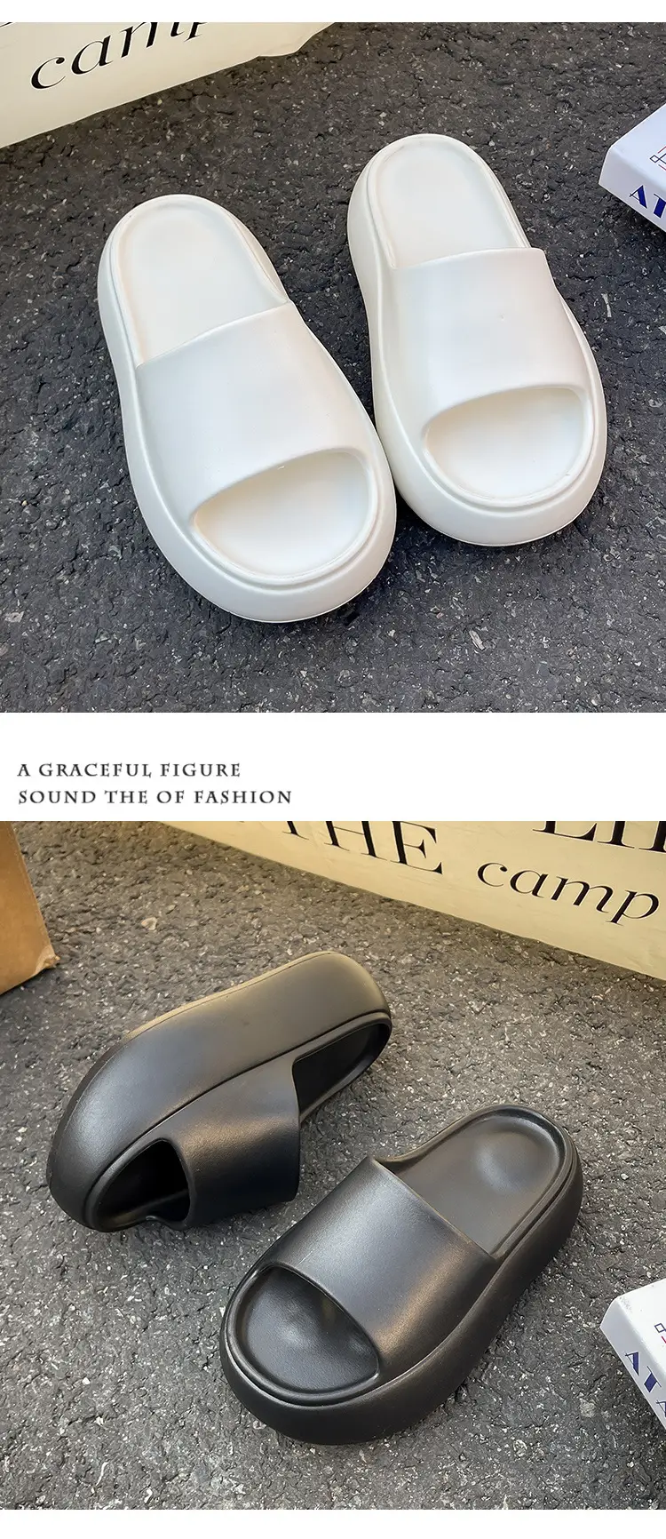 Thick Bottom Height-increasing Slippers Women's Summer Outer Wear Home Soft Bottom Comfortable Seaside Fashion Internet Celebrity Beach Slippers — feature 16