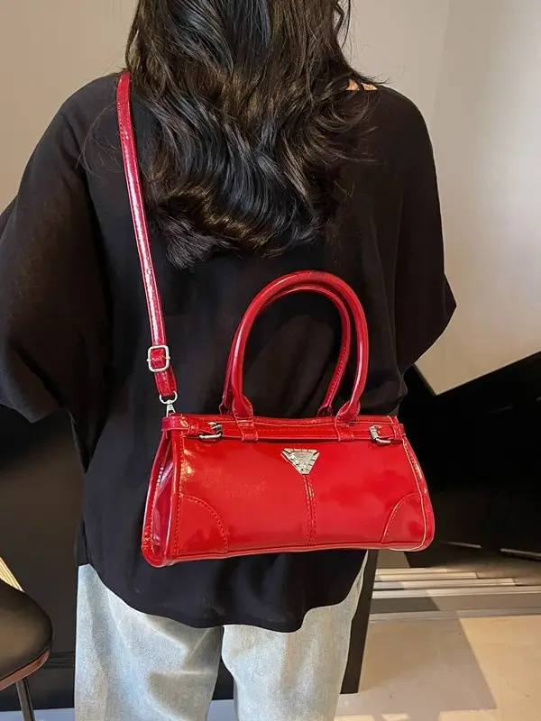 White Korean Style Shoulder Commuter Bag for Women 2025 - Image 8