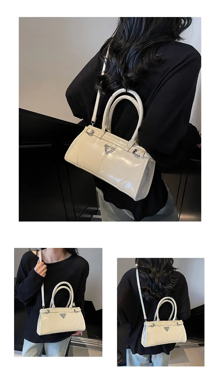White Korean Style Shoulder Commuter Bag for Women 2025 — feature 14
