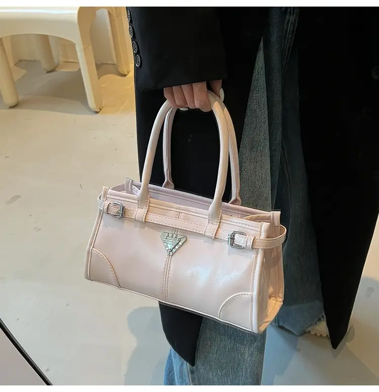 White Korean Style Shoulder Commuter Bag for Women 2025 — feature 19