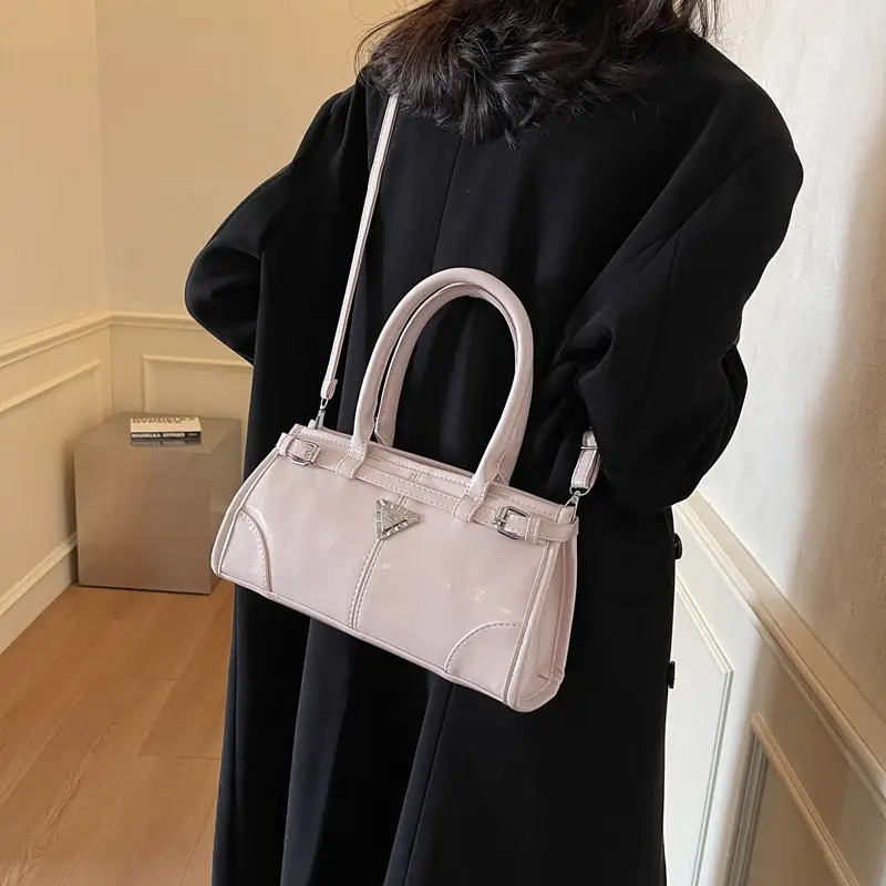 White Korean Style Shoulder Commuter Bag for Women 2025 - Image 2
