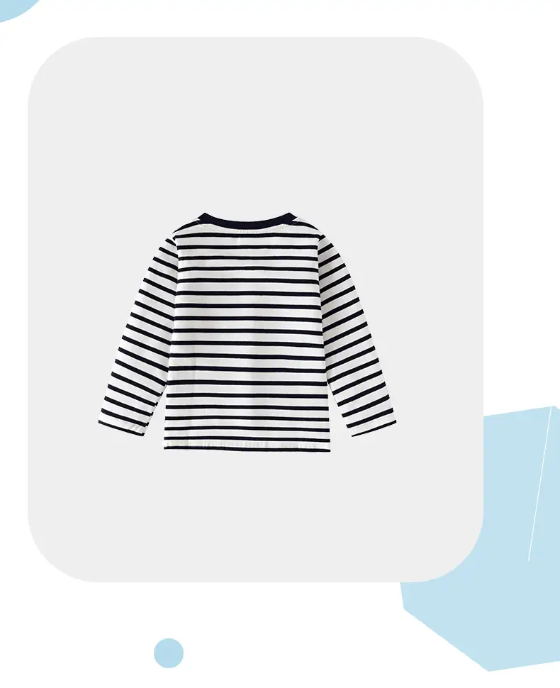 Cross-Border Boys Long Sleeve Striped T-Shirt 2025 — feature 6