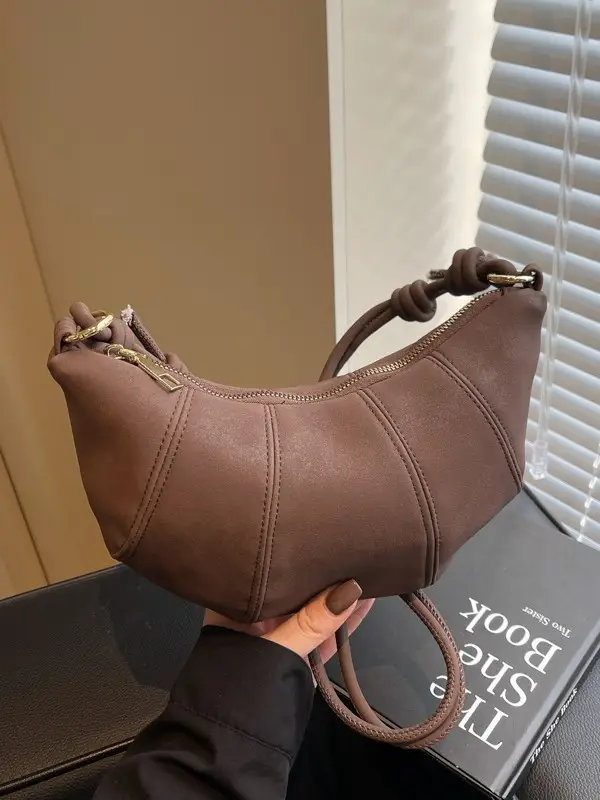 Crossbody Bag Women Brown 2024 New Fashion - Image 7