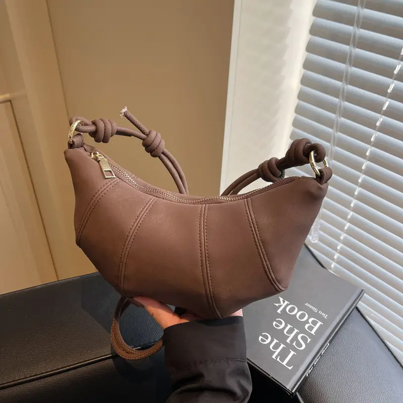 Crossbody Bag Women Brown 2024 New Fashion - Image 3