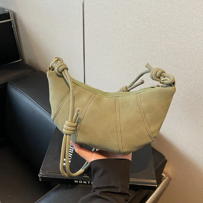 Crossbody Bag Women Brown 2024 New Fashion - Image 4
