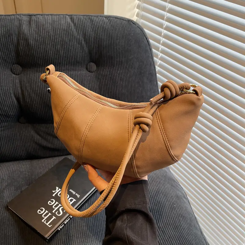 Crossbody Bag Women Brown 2024 New Fashion - Image 5