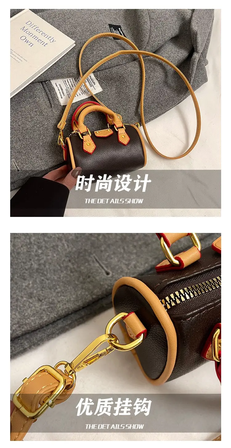 New Korean Style Girls Mini Lychee Shoulder Crossbody Bag — feature 3