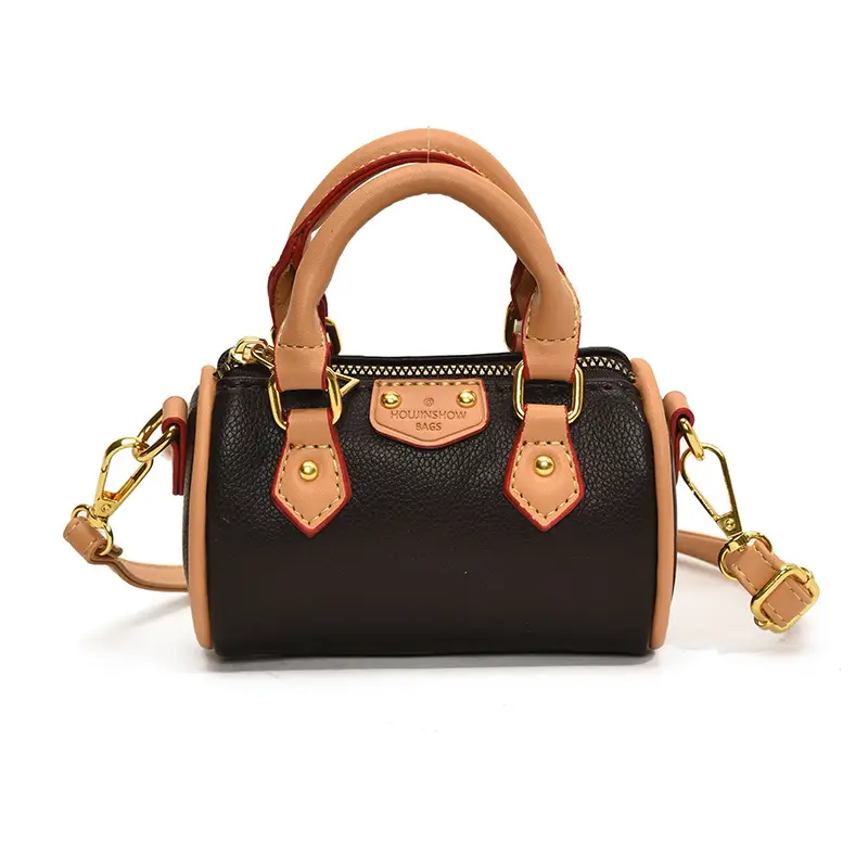 New Korean Style Girls Mini Lychee Shoulder Crossbody Bag