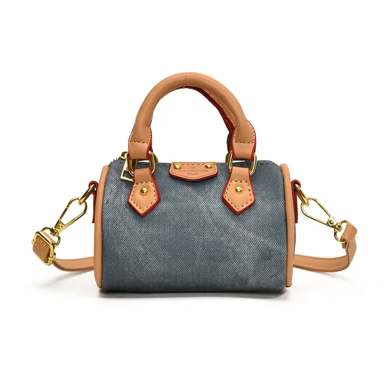 New Korean Style Girls Mini Lychee Shoulder Crossbody Bag
