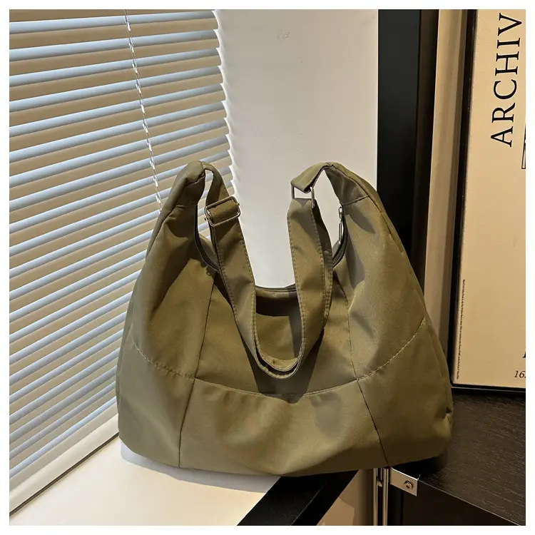 Orange Nylon Crossbody Tote Bag for Women — feature 11