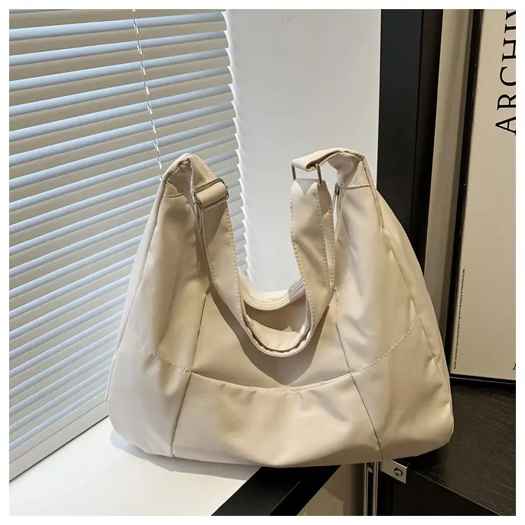 Orange Nylon Crossbody Tote Bag for Women — feature 12