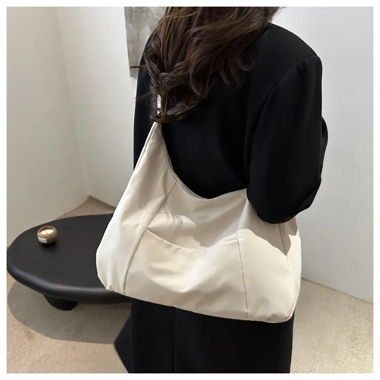 Orange Nylon Crossbody Tote Bag for Women — feature 19