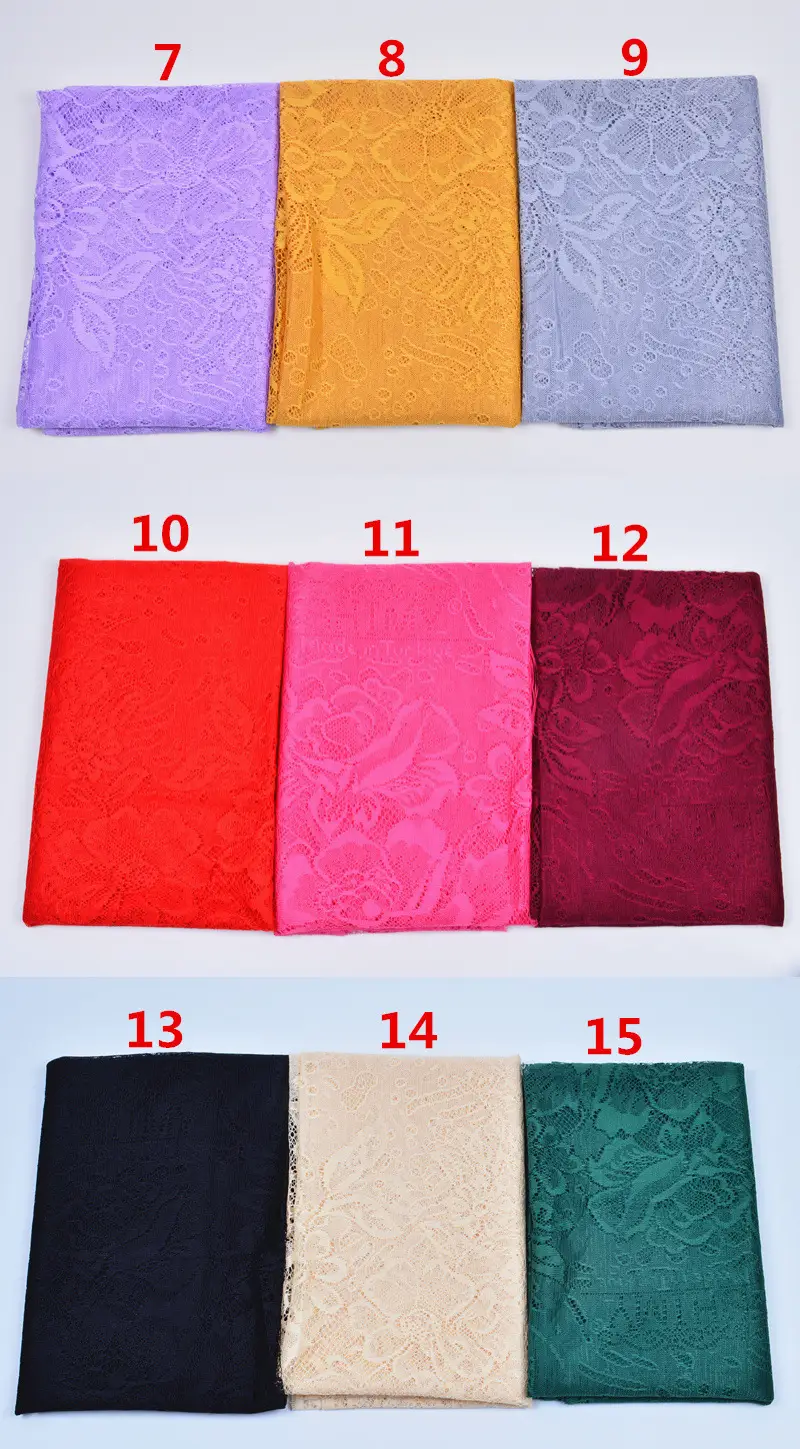Pink Lace Tassel Scarf for Women — feature 2