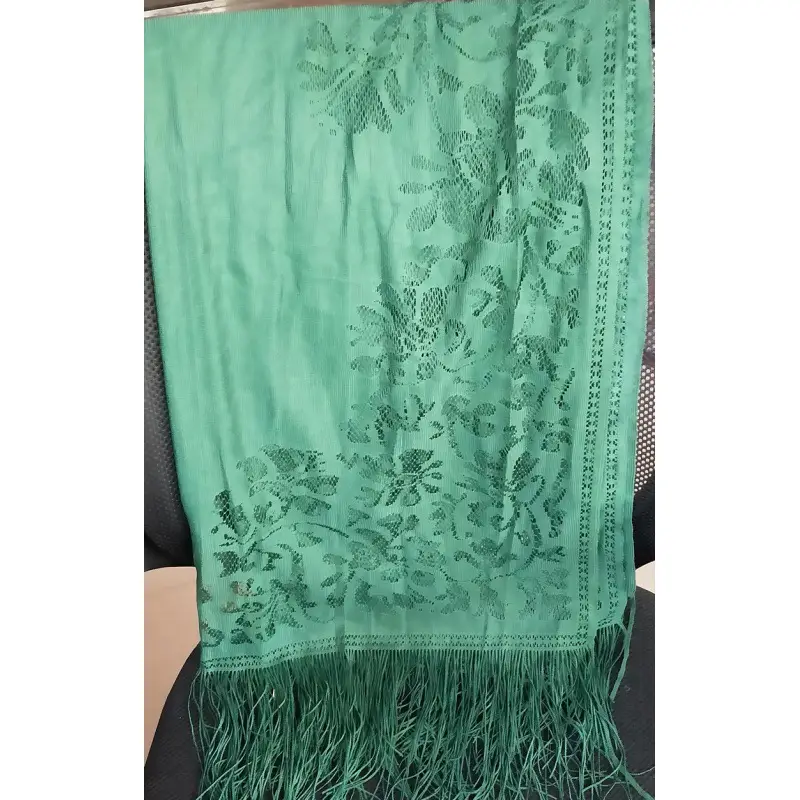 Pink Lace Tassel Scarf for Women - Image 13