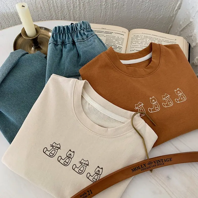 Boys Long Sleeve T-Shirt Pure Cotton Spring Autumn 2024