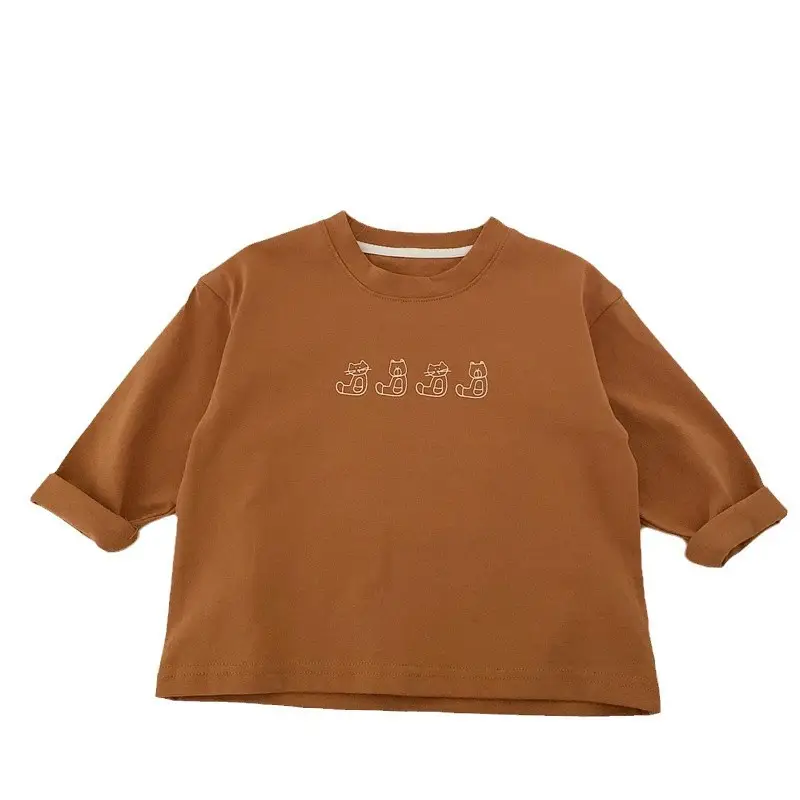 Boys Long Sleeve T-Shirt Pure Cotton Spring Autumn 2024
