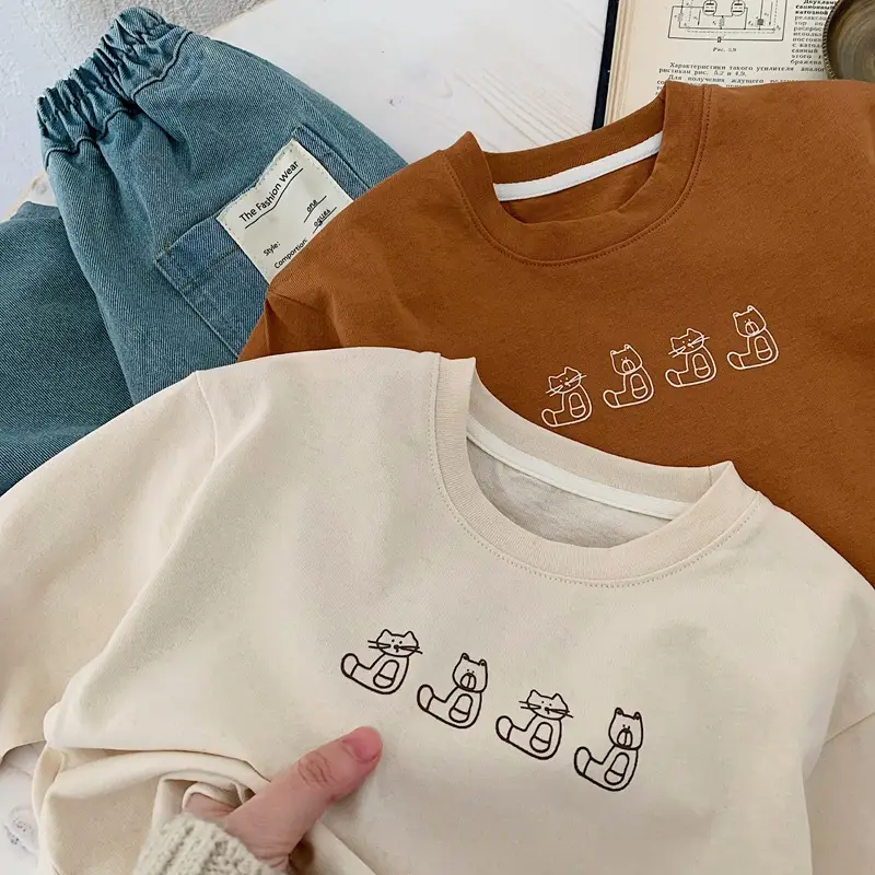 Boys Long Sleeve T-Shirt Pure Cotton Spring Autumn 2024 — feature 10