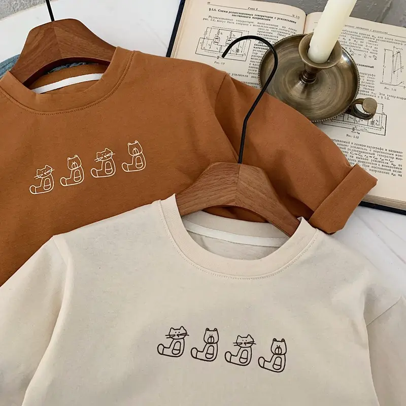 Boys Long Sleeve T-Shirt Pure Cotton Spring Autumn 2024 — feature 4