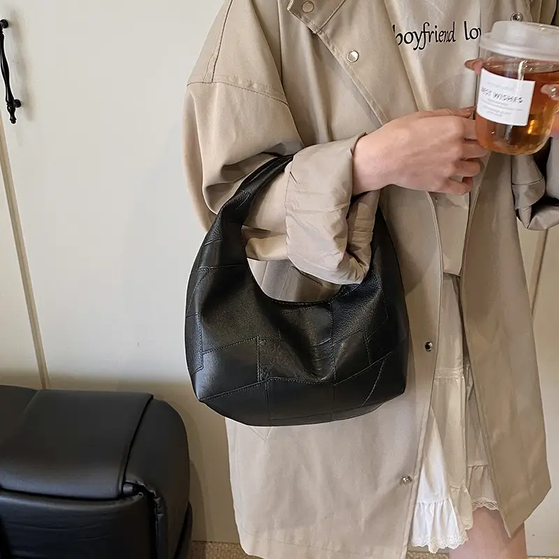 Women Pleated Underarm Bag 2025 Spring New Arrival