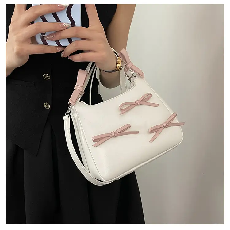 Black Bow Detail Shoulder Bag for Girls 2025 — feature 14