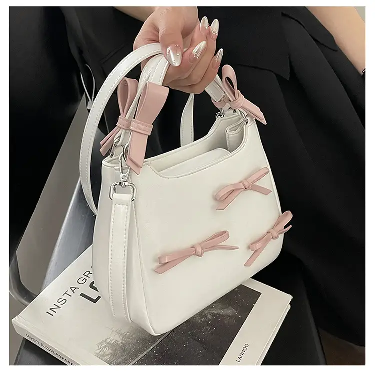 Black Bow Detail Shoulder Bag for Girls 2025 — feature 15