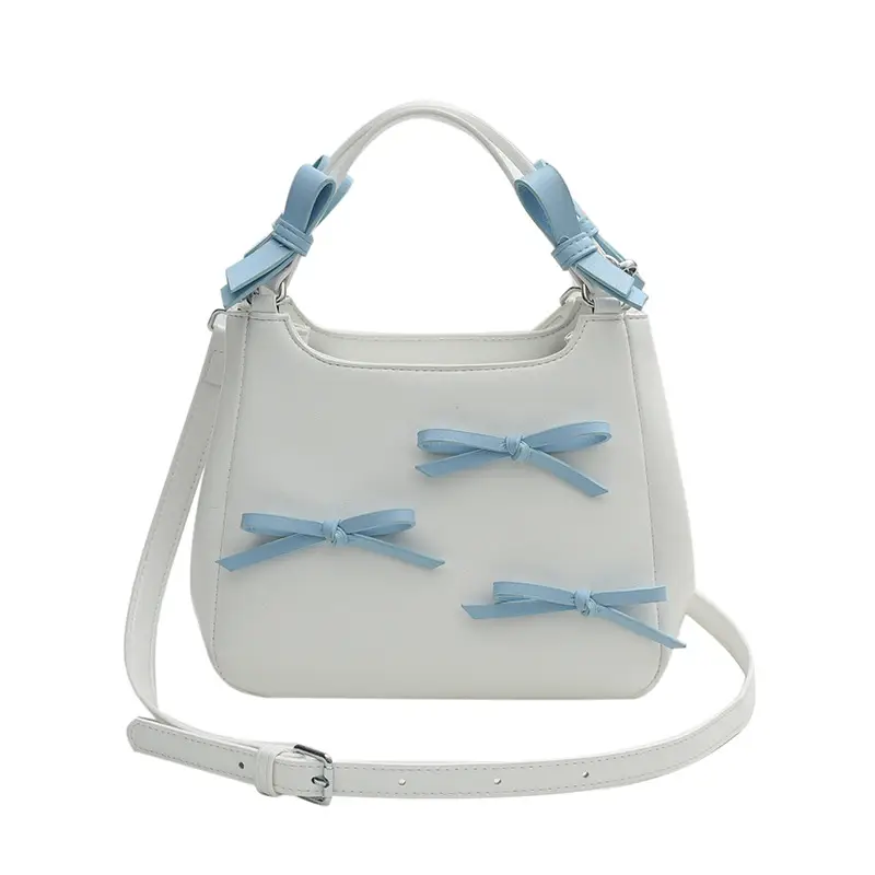 Black Bow Detail Shoulder Bag for Girls 2025 - Image 3
