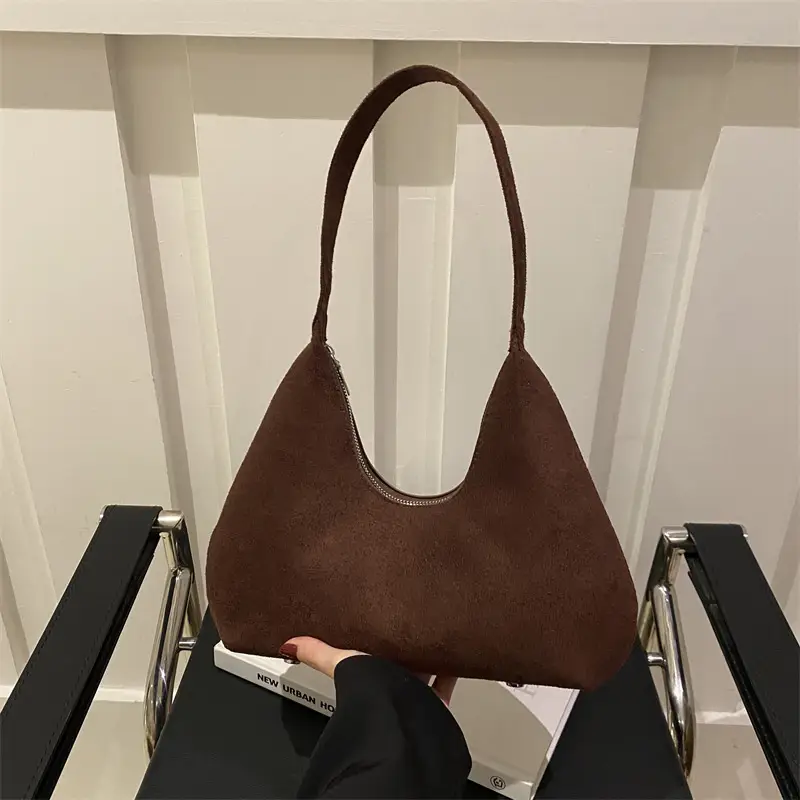 Women Frosted Shoulder Bag Korean Style 2025 - Image 5