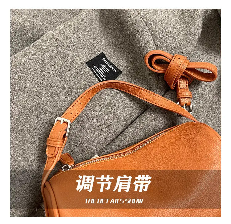 Women's Tan Leather Shoulder Bag 2026 Winter New — feature 6
