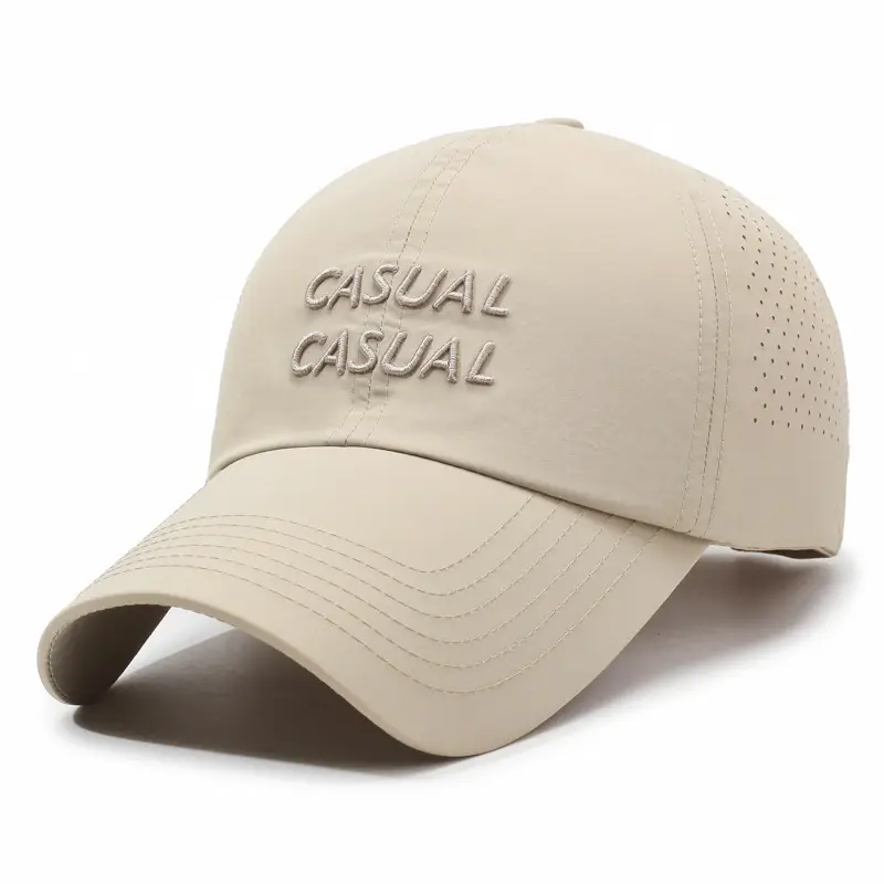Beige Casual Baseball Cap for Men Women - Image 12