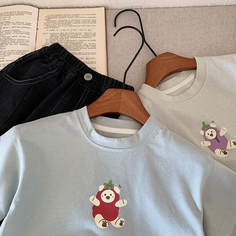 Boys Cotton T-Shirt White Short Sleeve Summer 2025 - Image 5