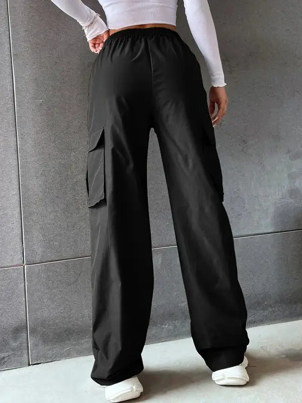 Women Wide Leg Pants Spring Autumn High Waist Casual Wear — feature 6