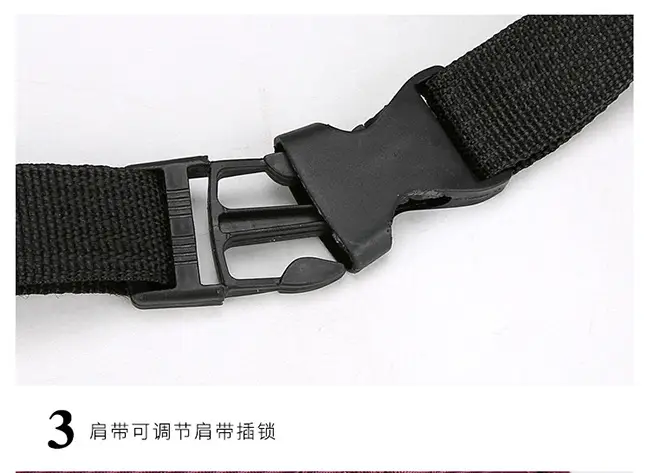 Outdoor Printed Mobile Phone Waist Bag Multi-compartment Double Zipper — feature 33