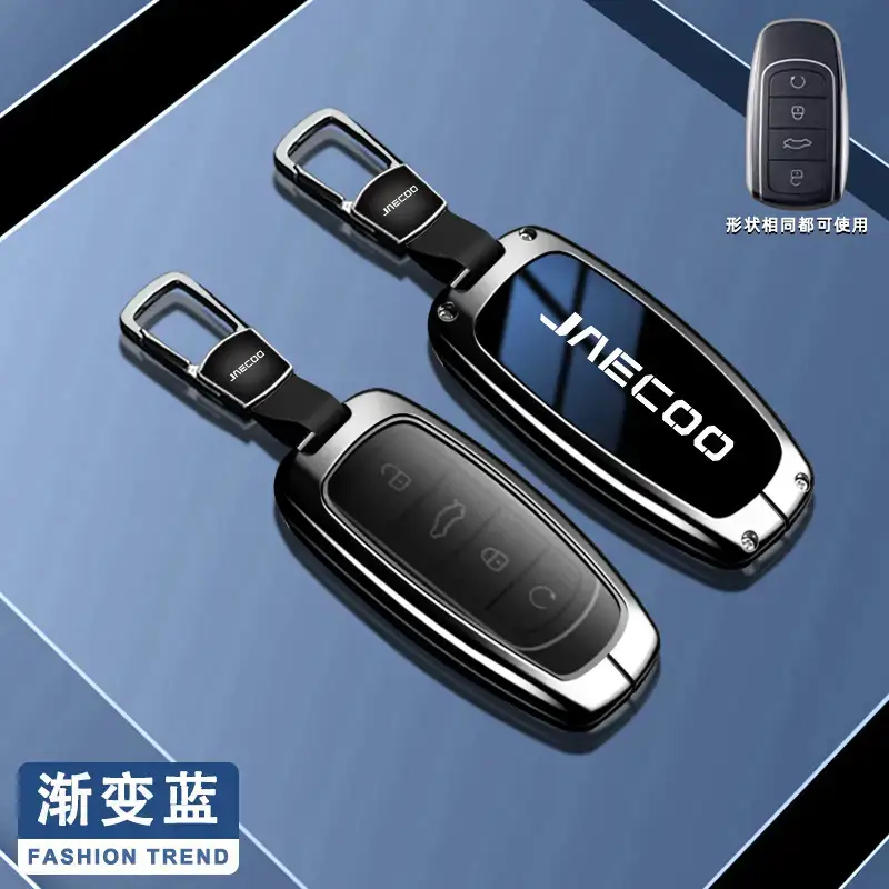 Jinecoo Car Key Case with Remote Control Blue - Image 3