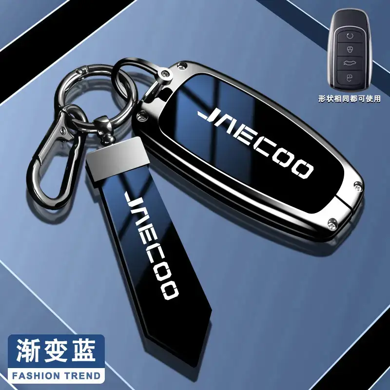 Jinecoo Car Key Case with Remote Control Blue - Image 5