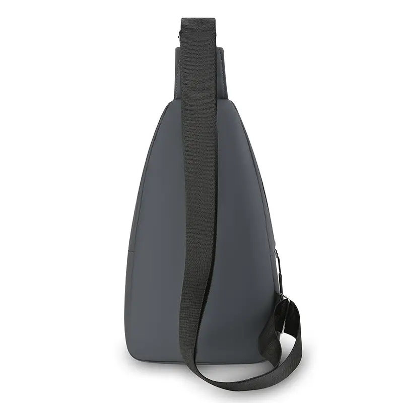 Men's Multifunctional Chest Bag Grey Sport Style