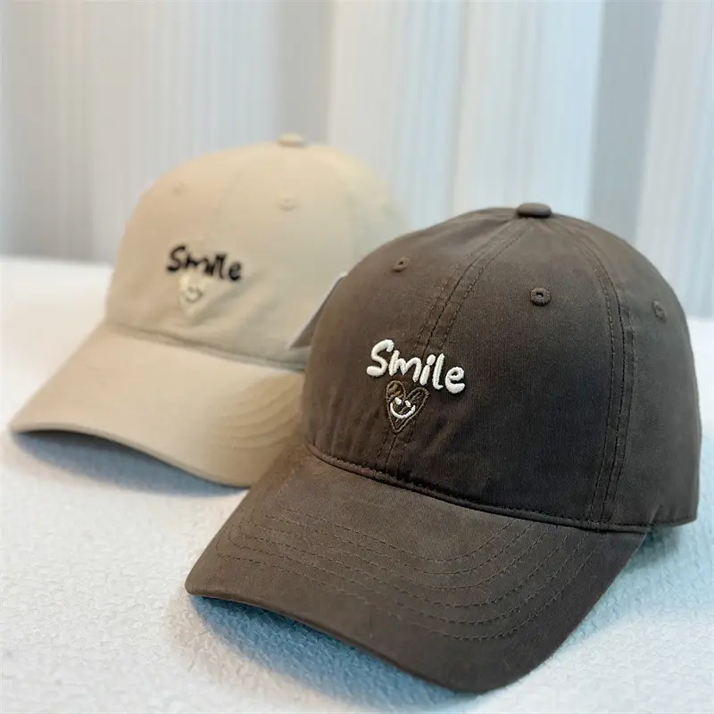 White Embroidered Baseball Cap for Women Spring Summer - Image 10