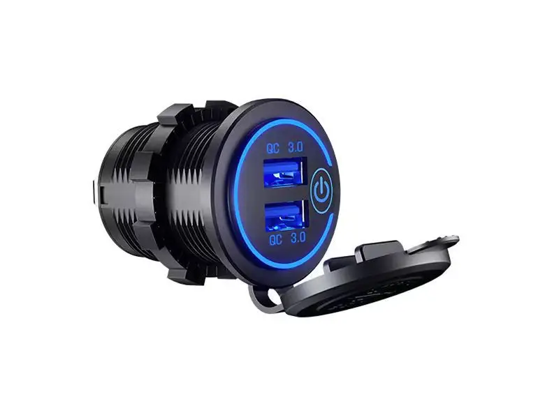 45W Motorcycle Car Charger Waterproof Dual USB — feature 17