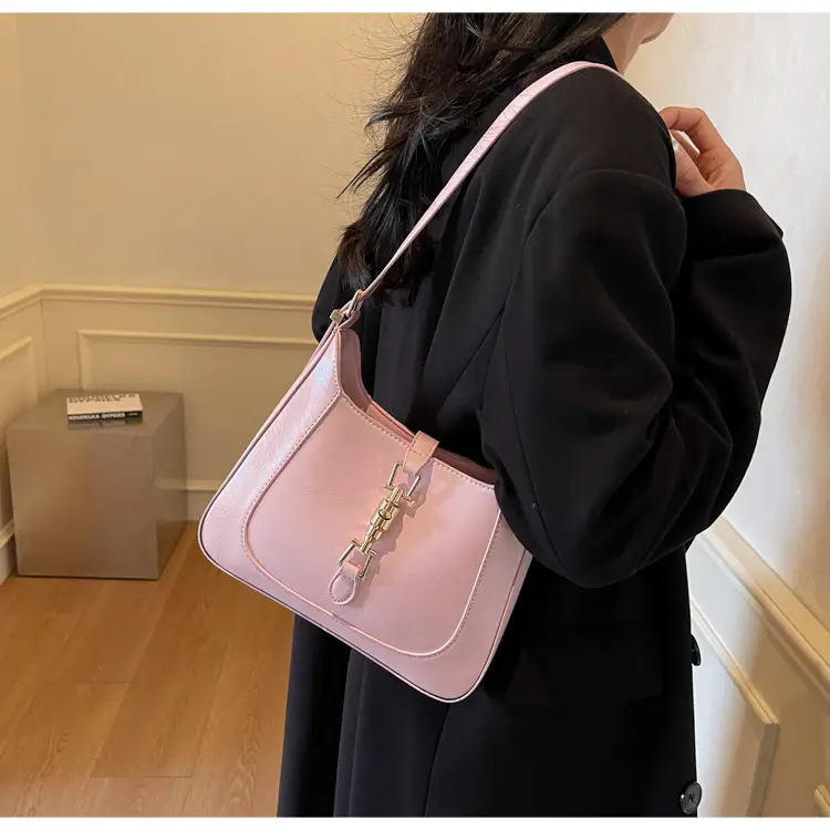 Pink Leather Shoulder Bag for Women 2025 — feature 21