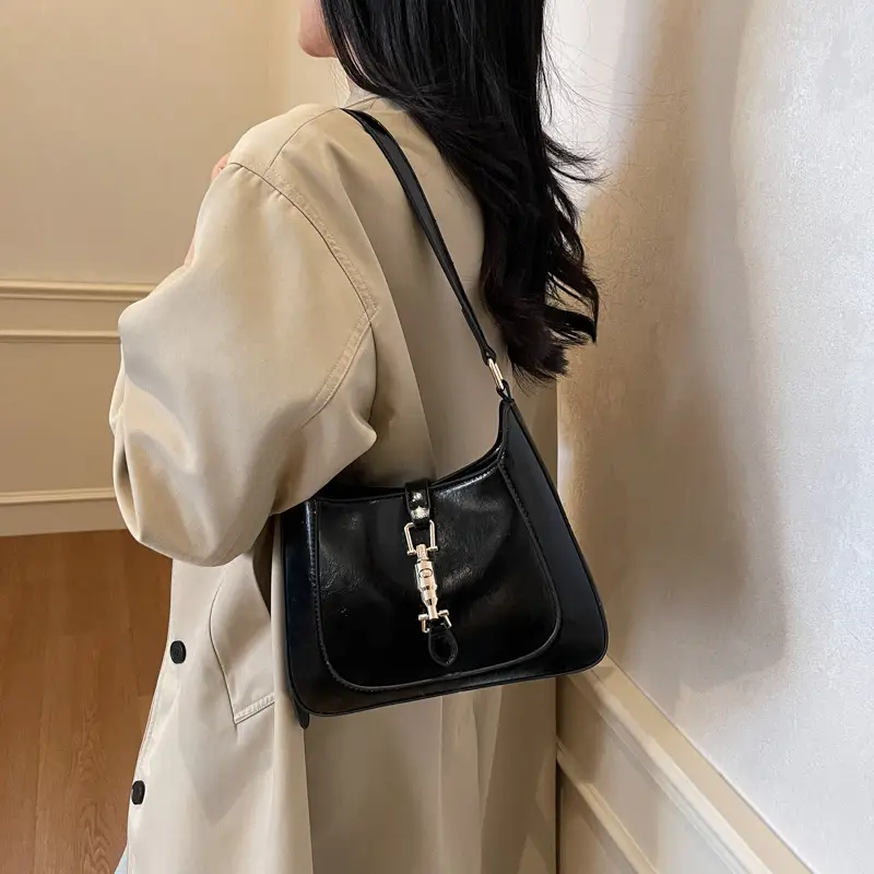 Pink Leather Shoulder Bag for Women 2025