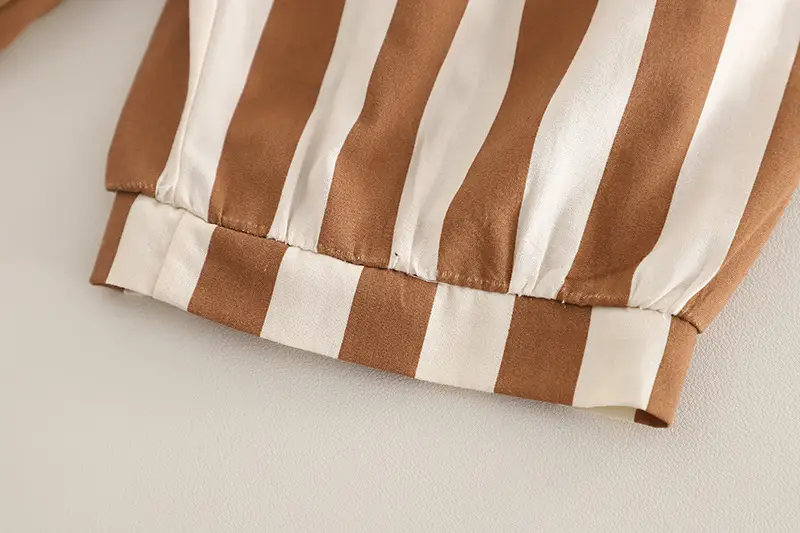 Boys T-shirt Shorts Set Summer 2025 Cotton Beige Brown — feature 13