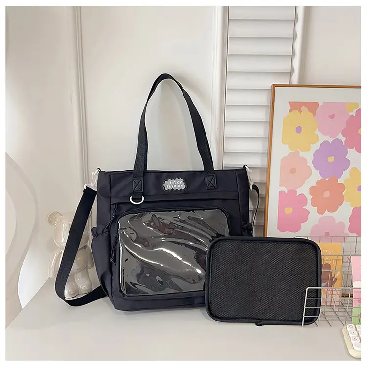 Soft Yellow Mesh Shoulder Bag for Women — feature 25