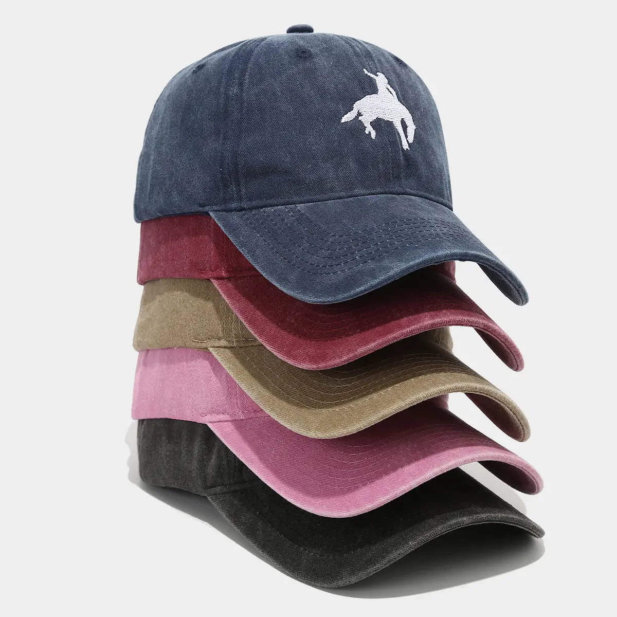 Women Blue Horse Cap 4 Colors Baseball Cap - Image 7