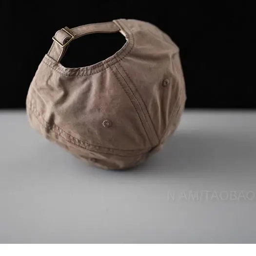 Men Beige Cartoon Cap Sunshade Baseball Cap - Image 8
